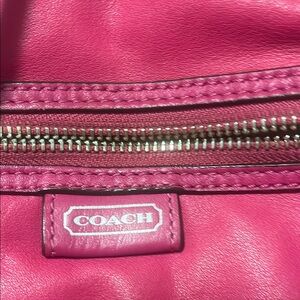 Coach Fuchsia Leather Women's Bag